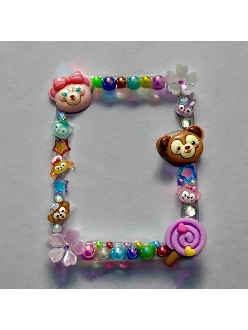 Photo Magnet Handmade Decoden Duffy Bear Stella Rainbow Junk Case Holder Teddy